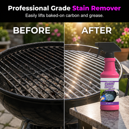 🔥Fast-Acting Heavy-Duty Grill Degreaser Spray🍢💦Cuts through grease, burnt-on grime & carbon buildup fast.
